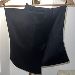 Zara Asymmetrical Black Top